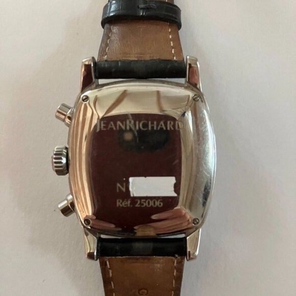 Jean Richard TV screen Chronograph Automatic Watch Purple Color 25mm Swiss Made - Picture 4 of 12